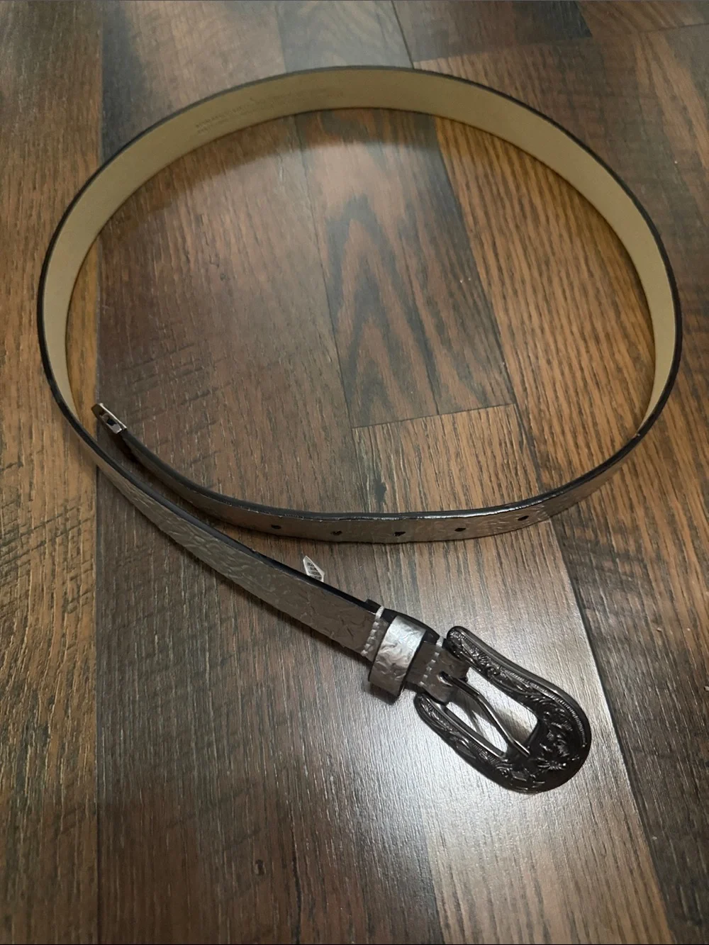 Metallic Western Style Belt Large